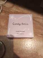 Fioletowy puder matujący transparentny candy Bella z lusterkiem 10 g