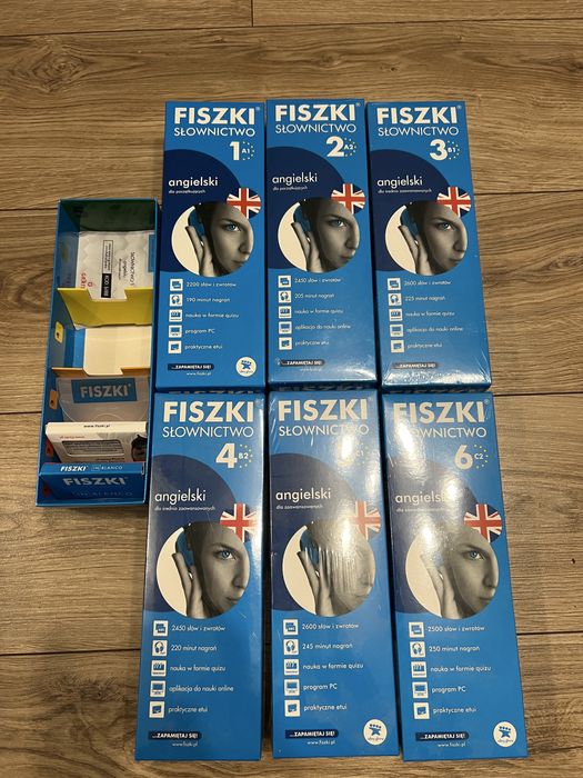 Fiszki Słownictwo Angielski od A1 do C2