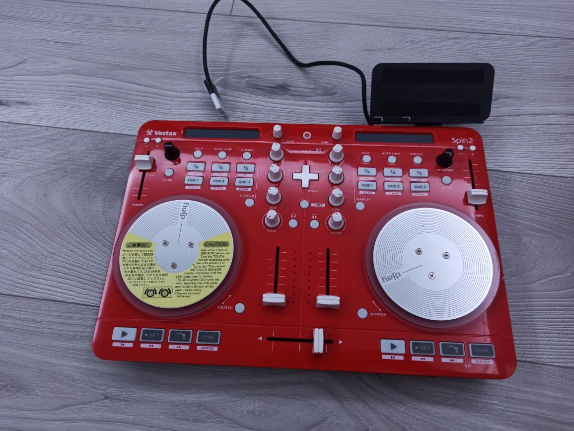 Kontroler dj-ski vestax spin 2 apple