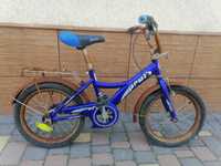 Велосипед дитячий. Колір синьо-ржавий.