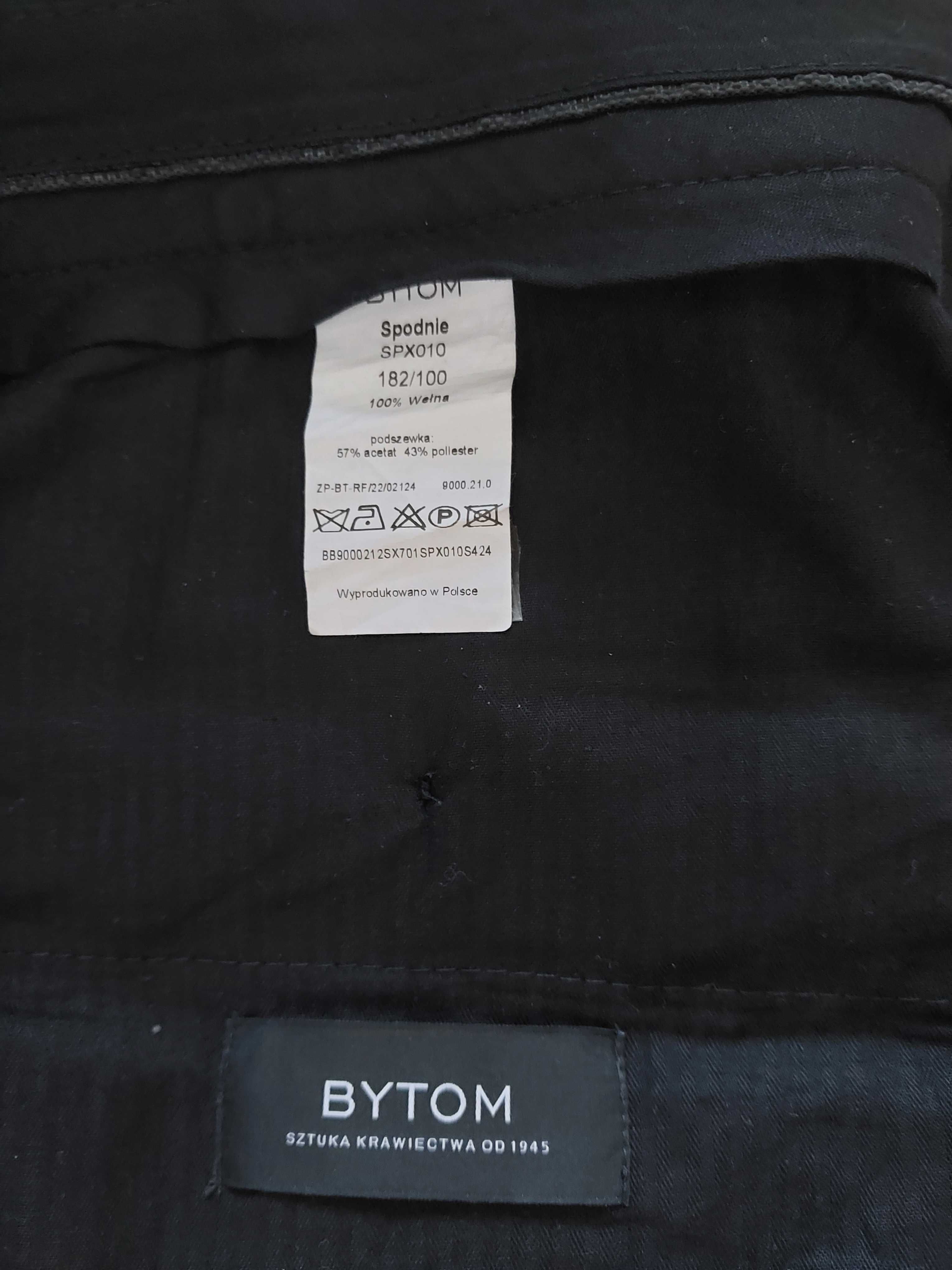 Garnitur męski 176 cm BYTOM wełna 100%