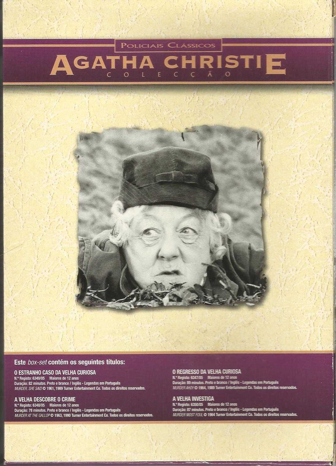 Colecção Agatha Christie (caixa com 4 filmes)