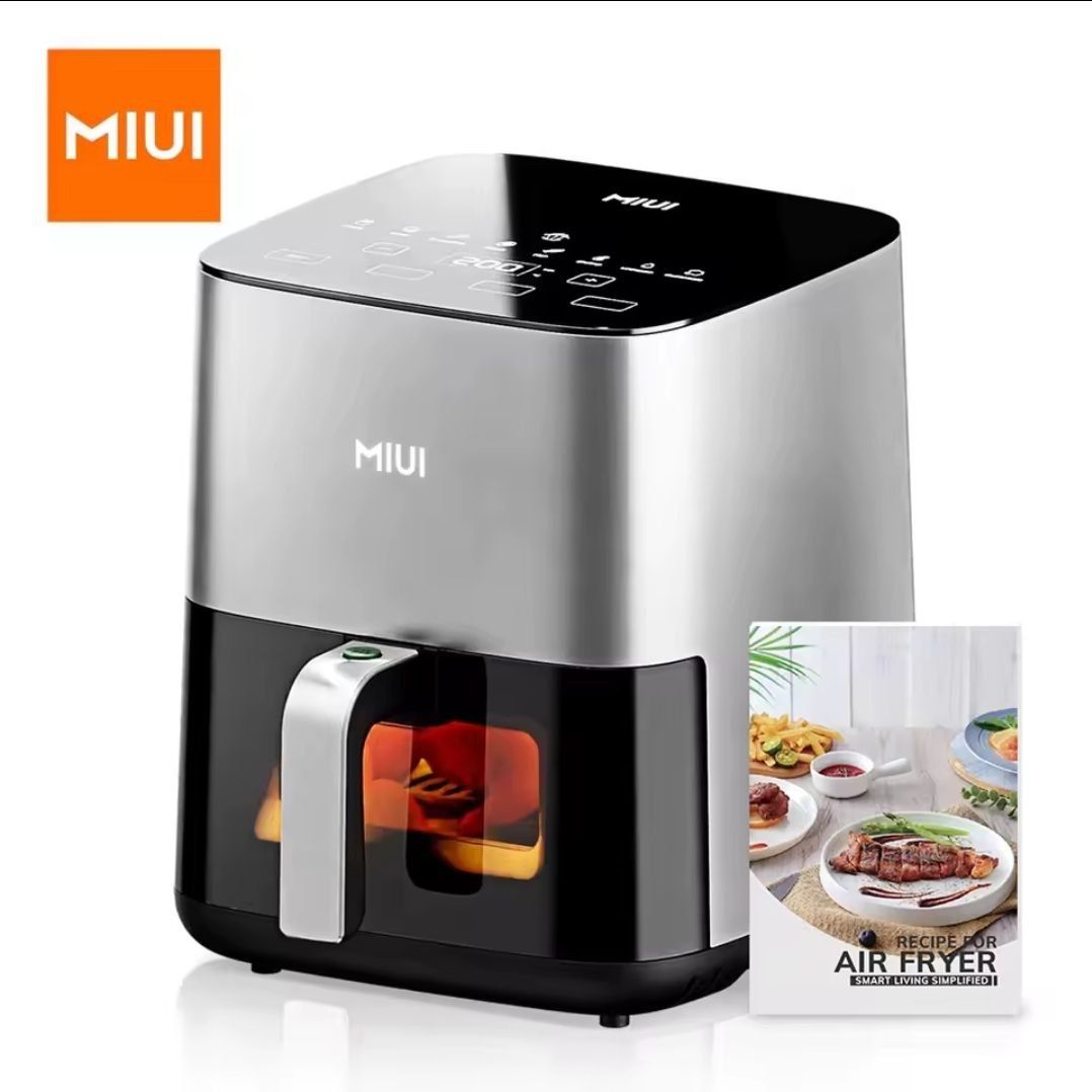 Аерогриль Xiaomi MIUI 5л,електрична фритюрниця з антипригарною чашею
