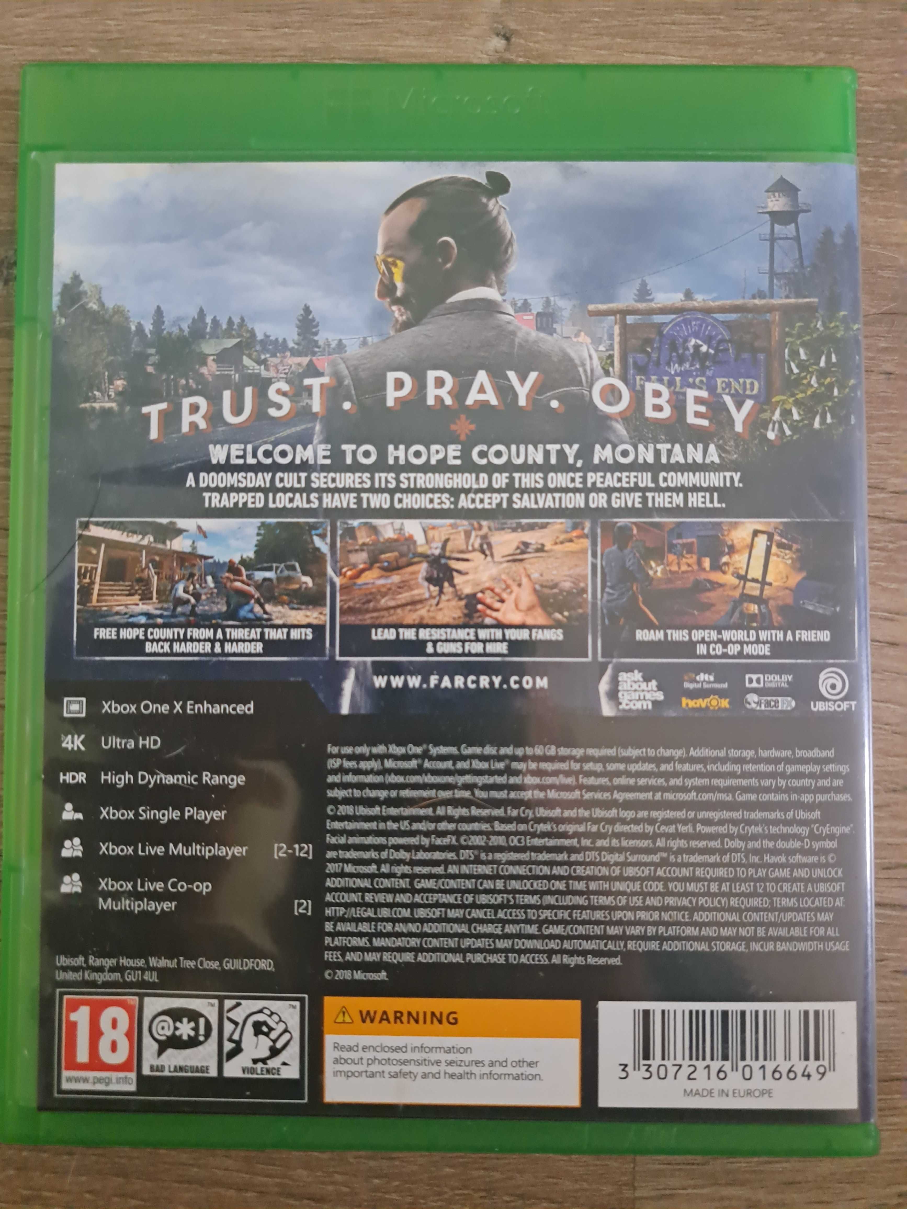 Jogo XBOX ONE "Far Cry 5"