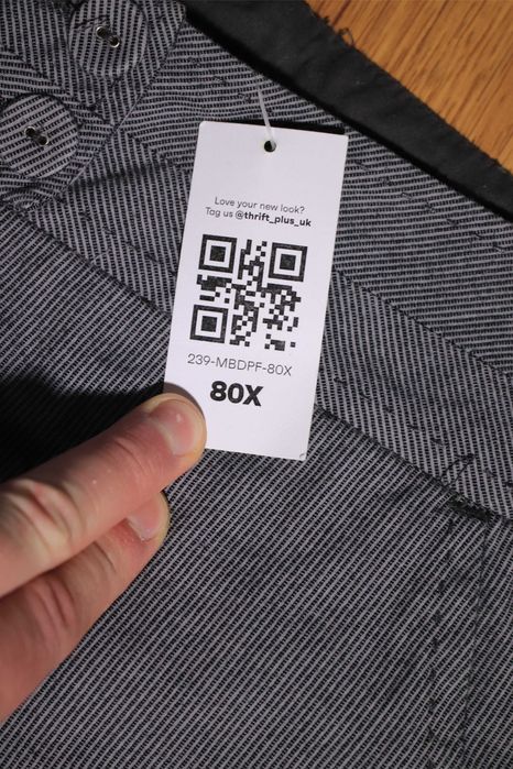 Spodnie Monsoon r. 40 szare eleganckie długie w paski bawełna nowe