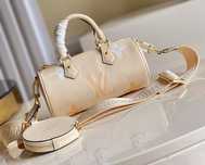 LV Louis Vuitton Papillon BB monogram  crema kremowa torebka