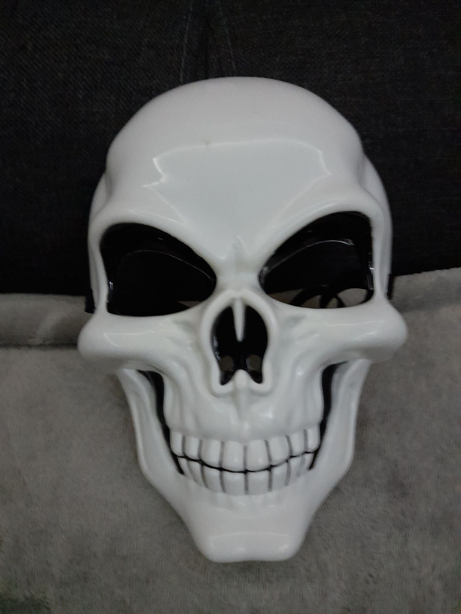 Kostium przebranie szkielet kosciotrup +maska czaszka 152/158