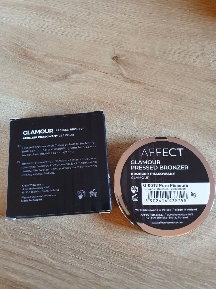 Affect Bronzer prasowany Glamour Pure col.: Pleasure G-0012