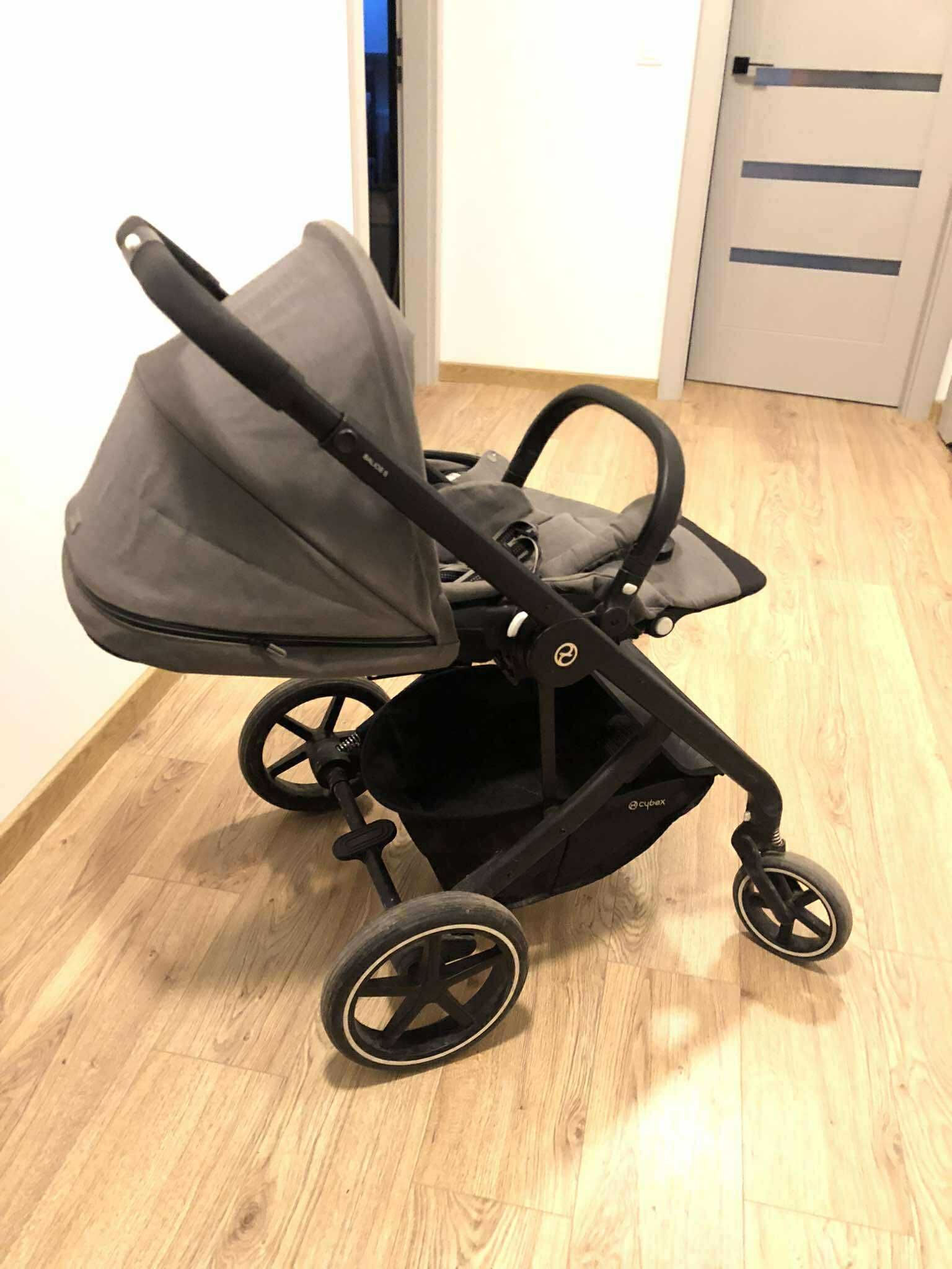 Kompletny wózek Cybex Balios S 2w1 gondola i spacerówka + akcesoria