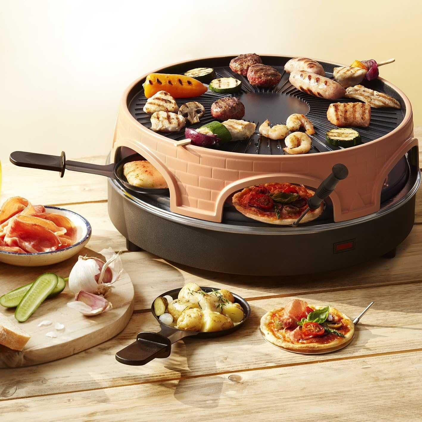 Emerio PO-113255.4 Piec do mini pizzy grill 3w1