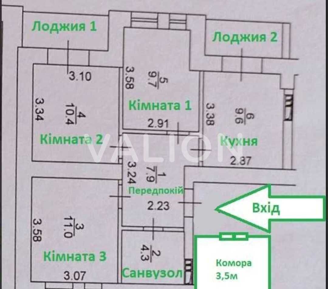 Продам 3кім.квартиру ЖК Європейка Соборна,103/12 єОселя