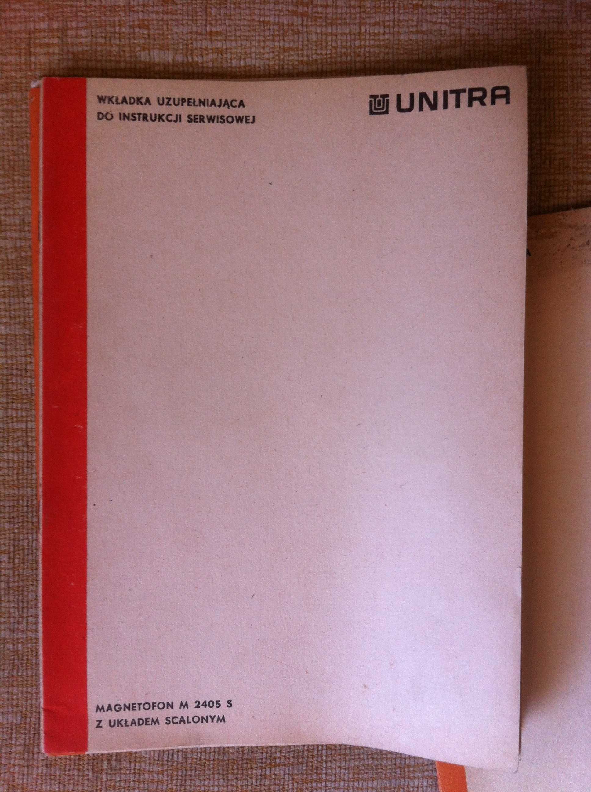 Instrukcje serwisowe Unitra, Fonica, Magmor,Radmor, Technics