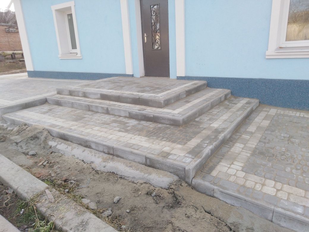 Правый берег СКИДКИ! Укладка тротуарной плитки