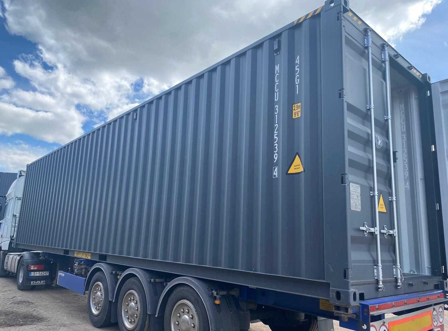 Kontener MAGAZYNOWY MORSKI 12m 40HC Nowy