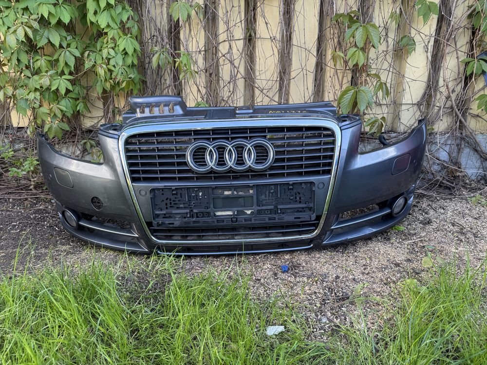 Zderzak Przedni Spryski Grafitowy Szary LXZ7 Audi A4 B7