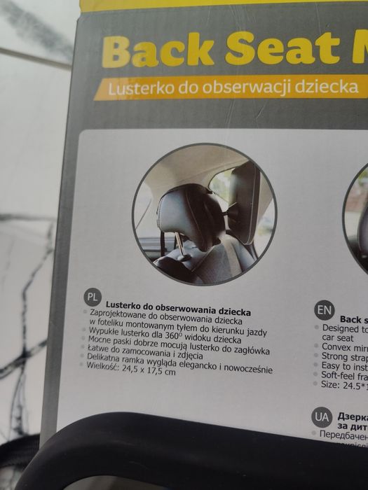 Lusterko do obserwacji dziecka w aucie mirror