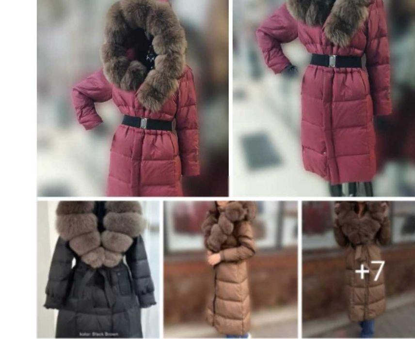 Kurtka puchowa zimowa nowa kolekcja fashion collection