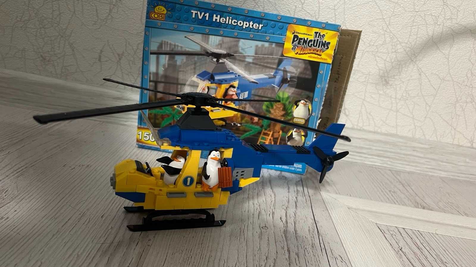 Конструктор Вертоліт TV1 Helicopter + 2 фігурки пінгвінів