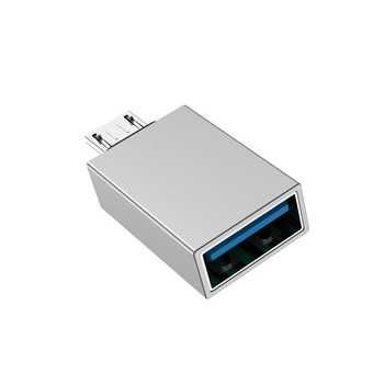 Adapter BV2 OTG - USB na Micro USB - srebrny