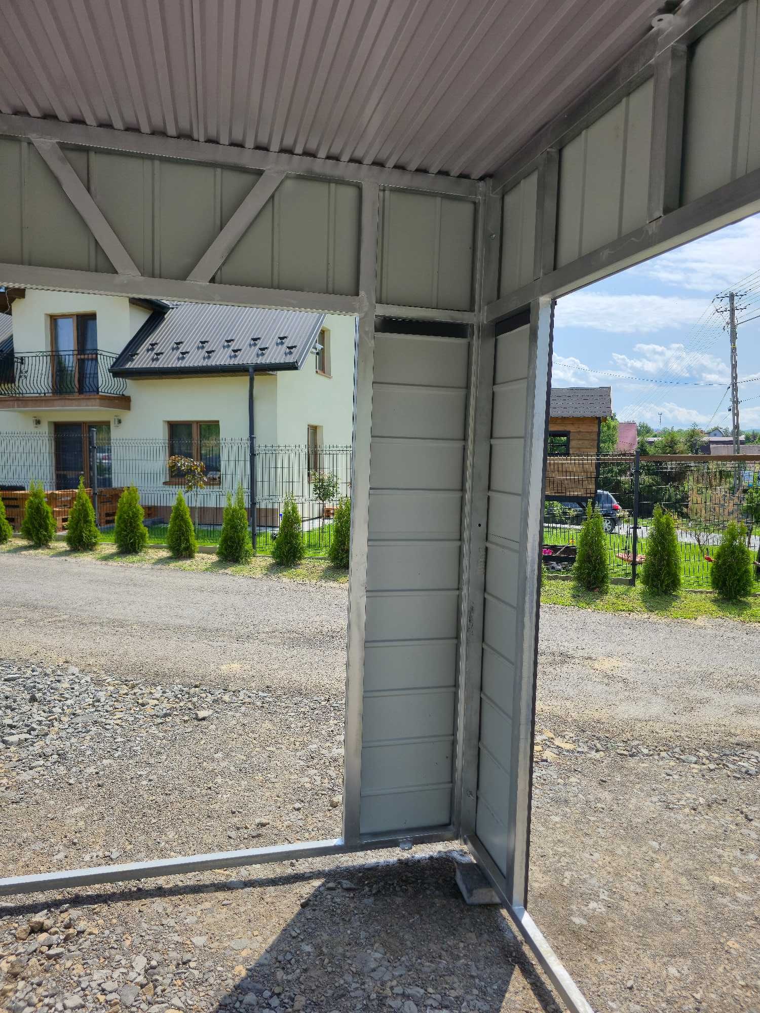 Carport Solidna Konstrukcja Ocynk Każdy Wymiar