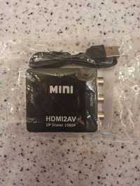 Конвертер HDMI-RCA с питанием от USB