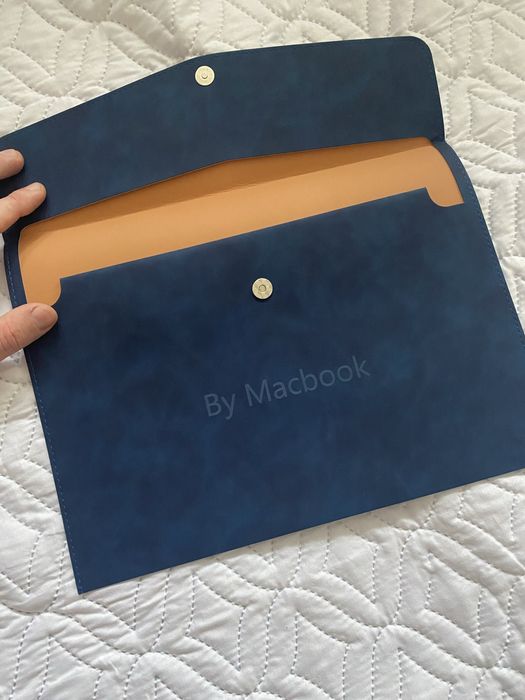 Кожаный чехол , папка для macbook air pro макбука, кожаная