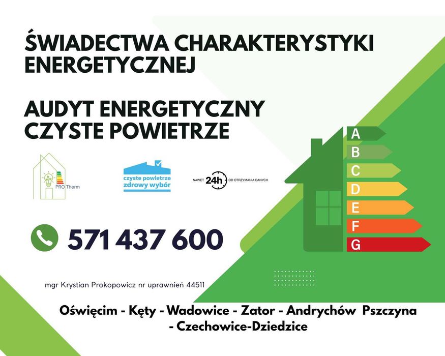 Świadectwo Charakterystyki Energetycznej budynku - Audyt Energetyczny
