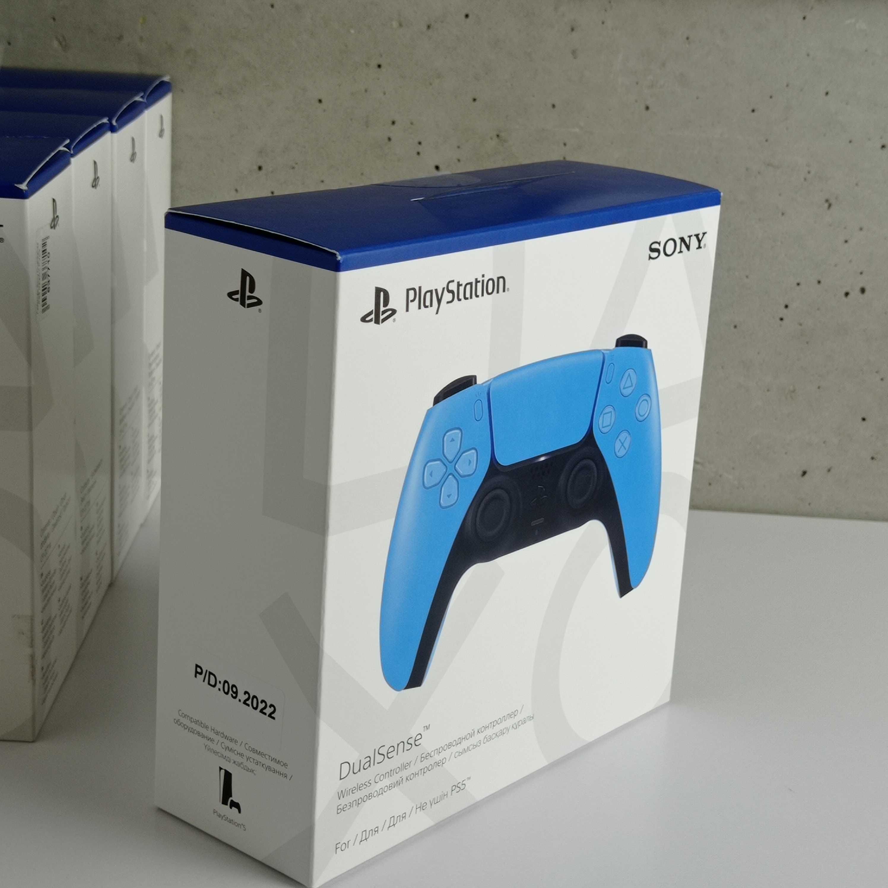 PS5 Геймпад Бездротовий Sony PlayStation 5 DualSense Ice Blue Дуалсенс