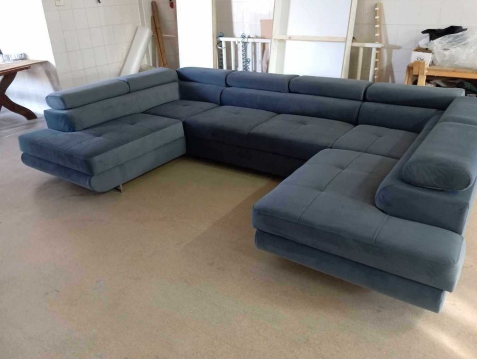 Narożnik Neapol U promocja! ruchome zagłówki ! Funkcja spania !