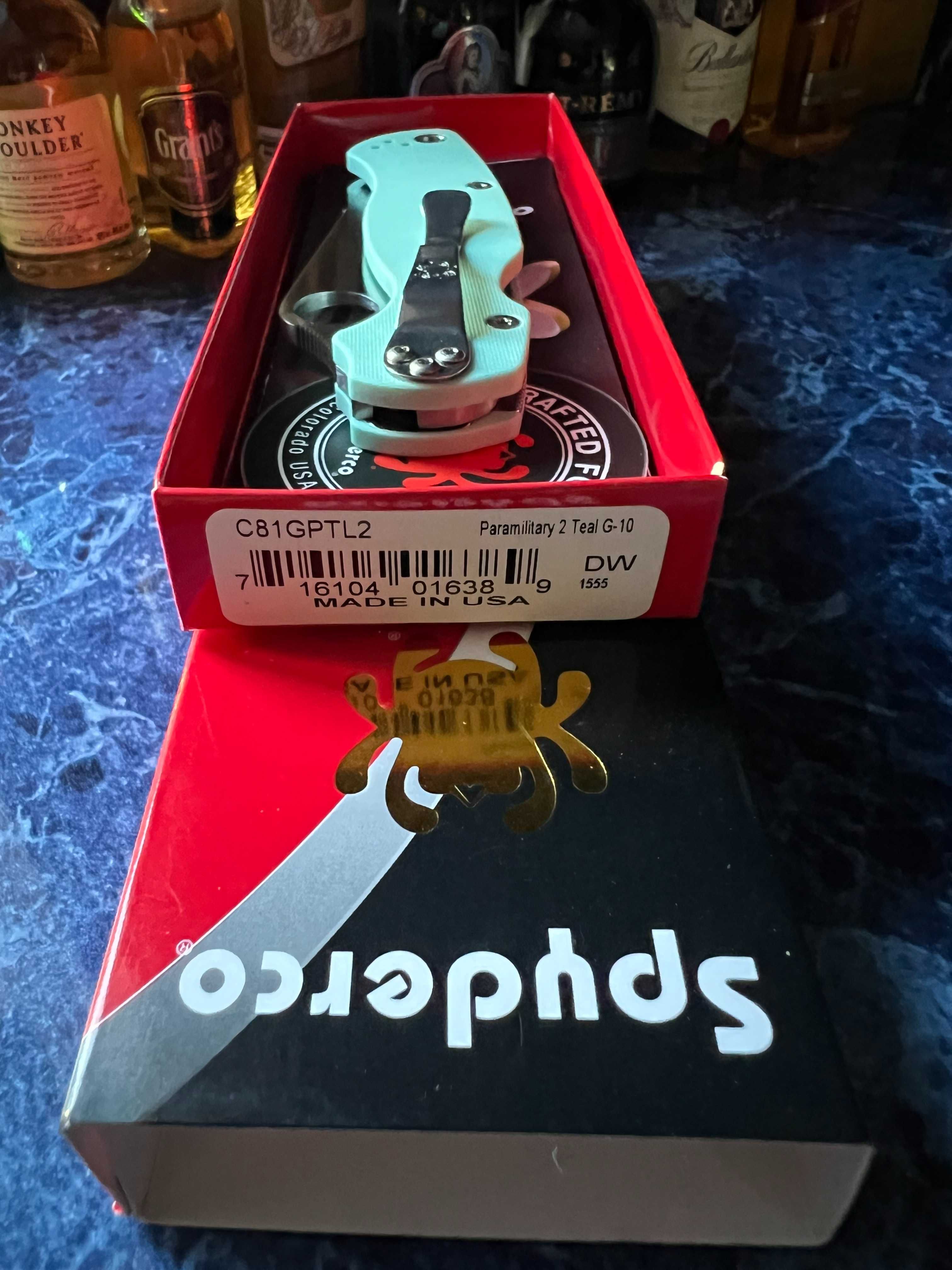 Складной нож • Spyderco Paramilitary 2 CPM S90V • /Оригинал/