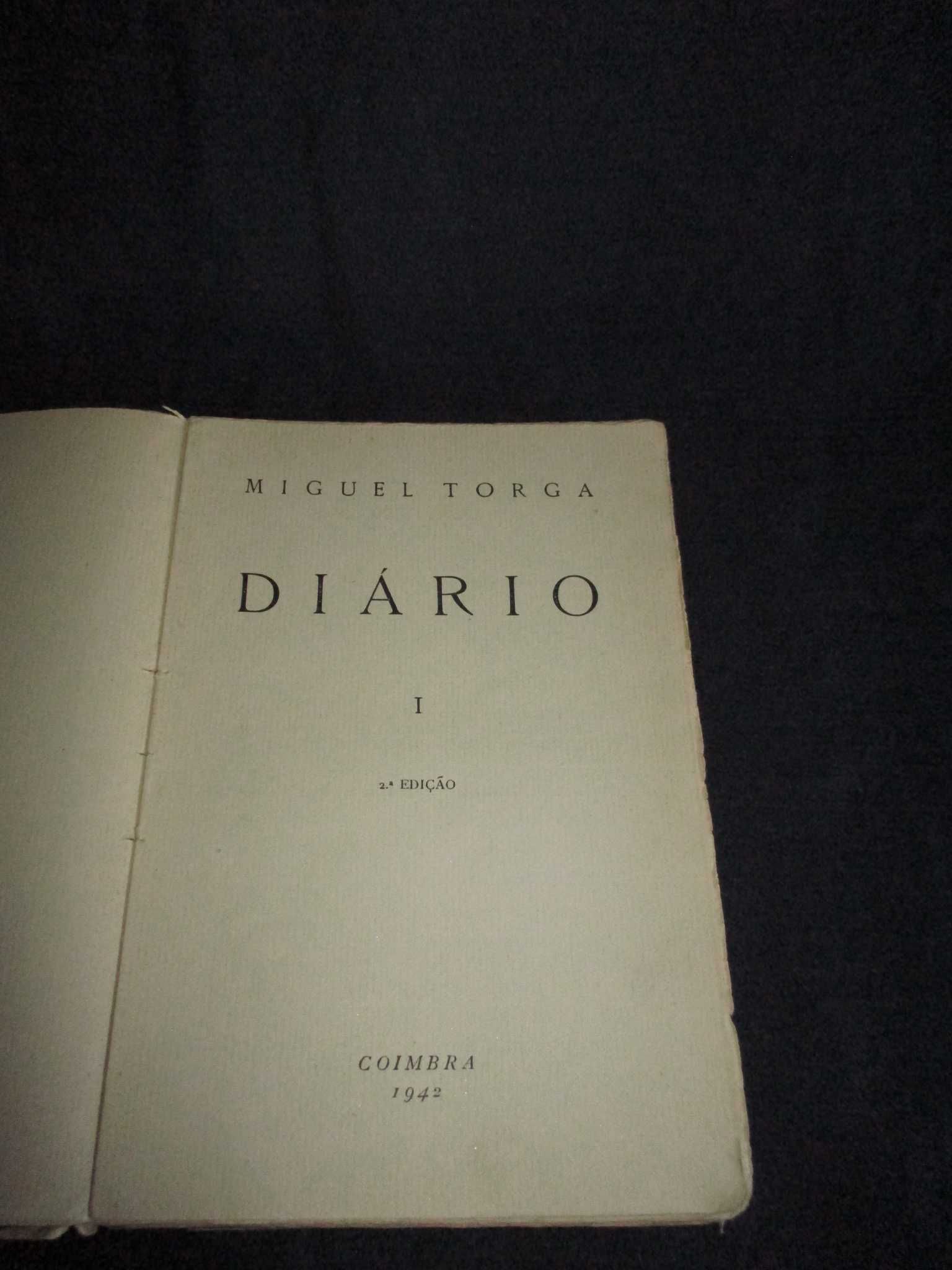 Livro Diário I Miguel Torga 2ª edição 1942 Coimbra