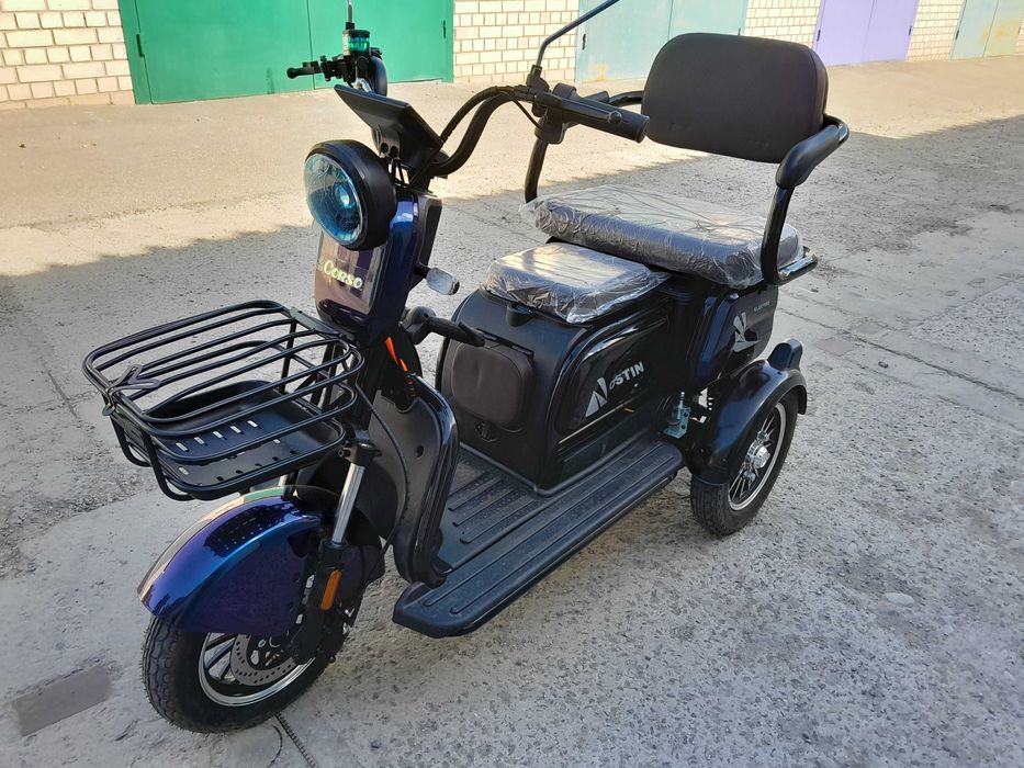 Електротрайк, триколіснийелектроскутер, трицил Corso.    САМОВЫВОЗ!