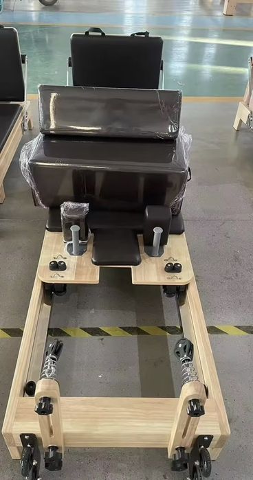 Komplet 8szt. Pilates Reformer Brązowy, drewno.