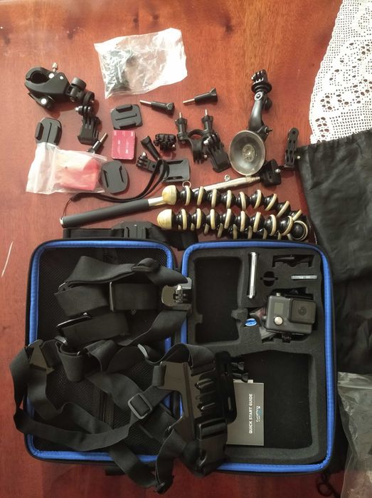 GoPro HERO+ с аксесcуарами + 32GB + крепление для видеорегистратора