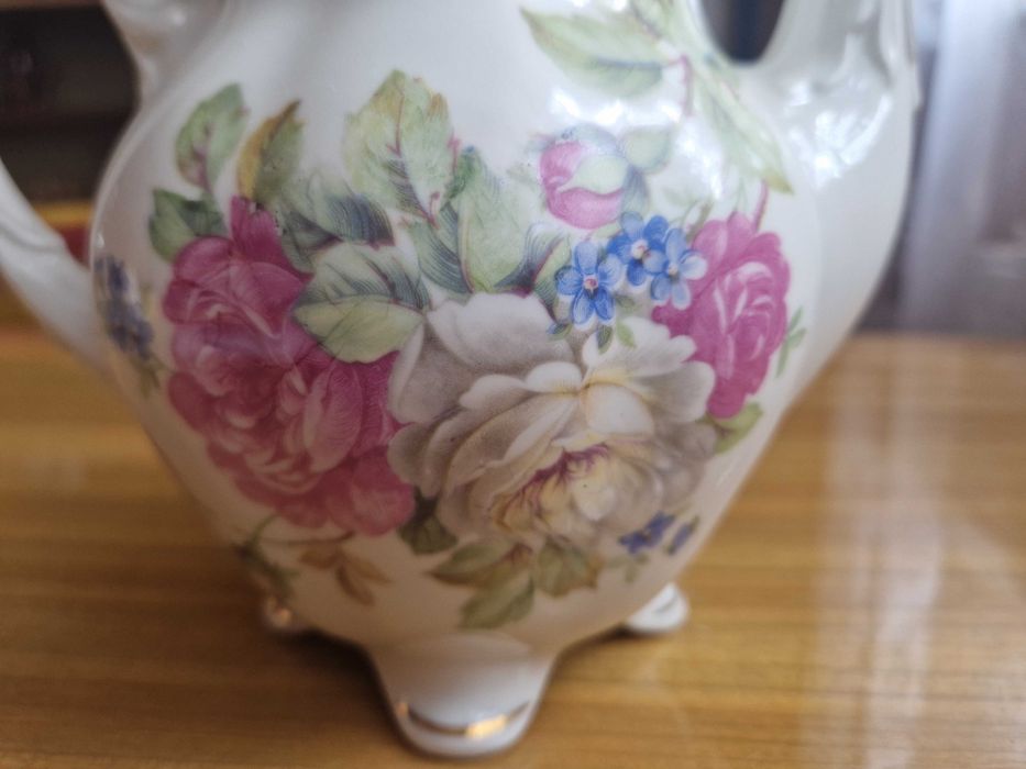 Porcelana Koenigszelt - Dzbanek, mlecznik, cukiernica