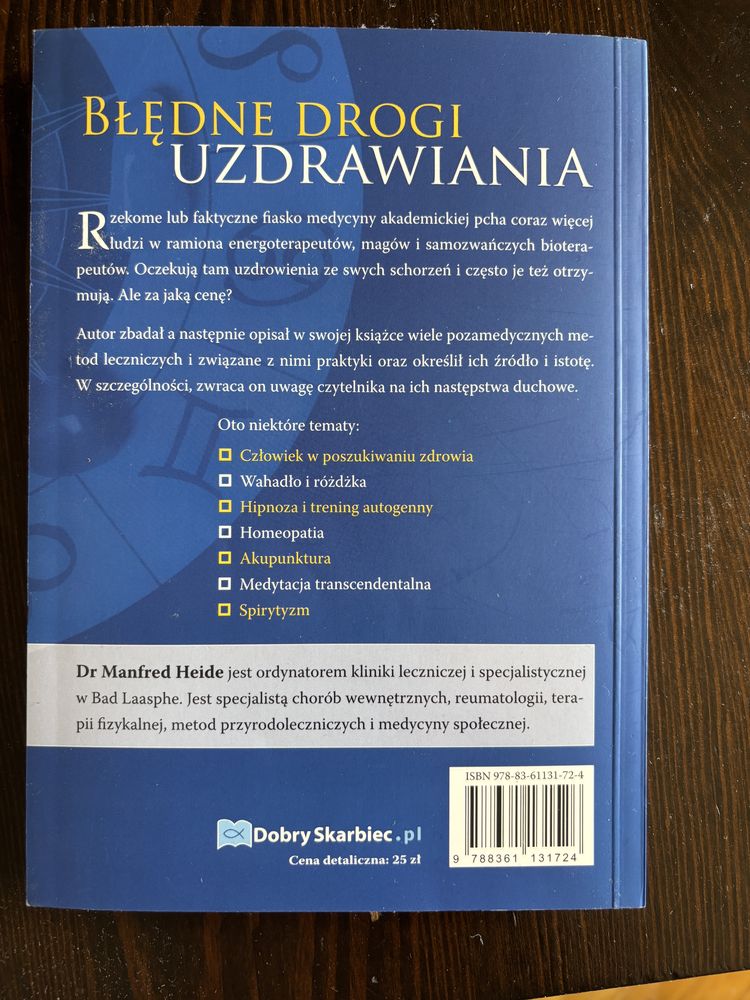 Książka Błędne drogi uzdrawiania, Heide Manfred