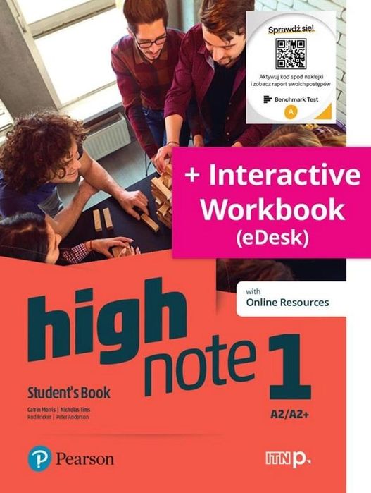 High Note 1 SB MyEnglishLab + kod + Benchmark praca zbiorowa Rok