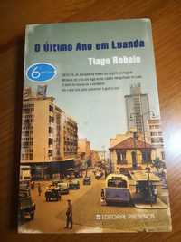 Livro "O ultimo ano em Luanda" de Tiago Rebelo