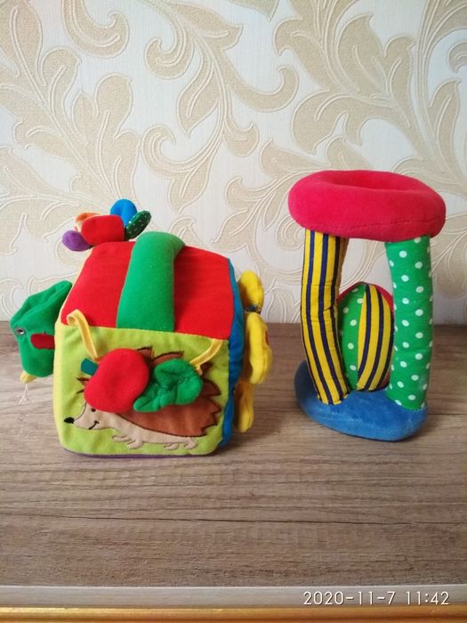 Развивайка мягкий кубик Fancy