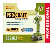 Аккумуляторный секатор Procraft ES28Li (с 1 акб) 25 мм (4 положения)
