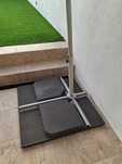 2 bases para guarda sol
