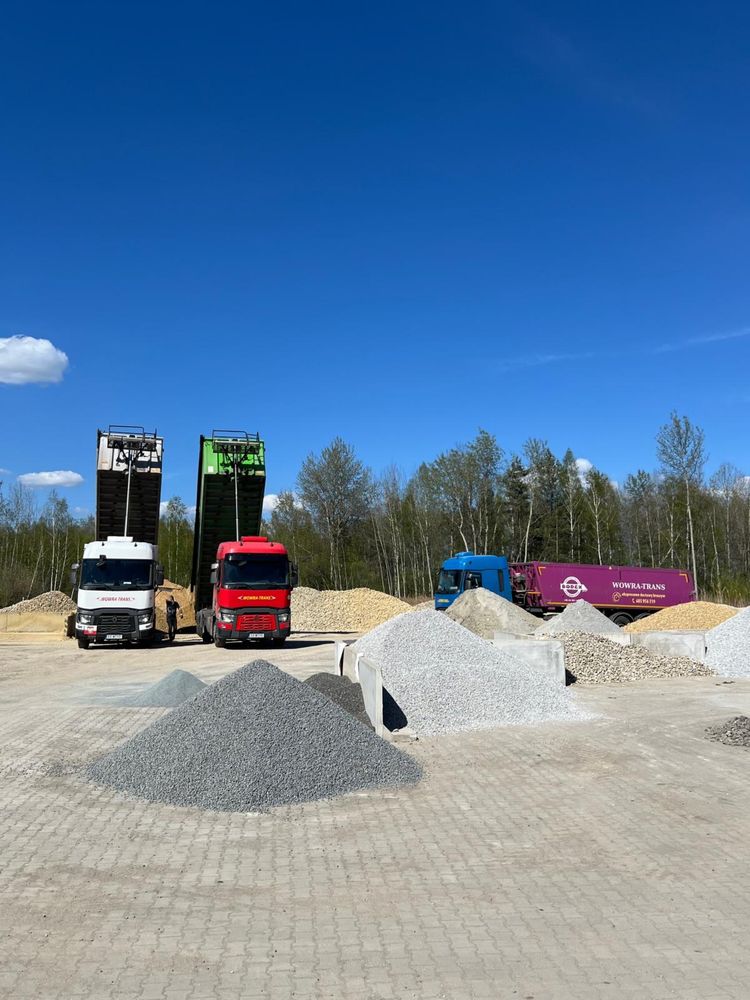 NAJTANIEJ ! Piasek kopany ,pospółka ,dostawa poasku ,transport piasku