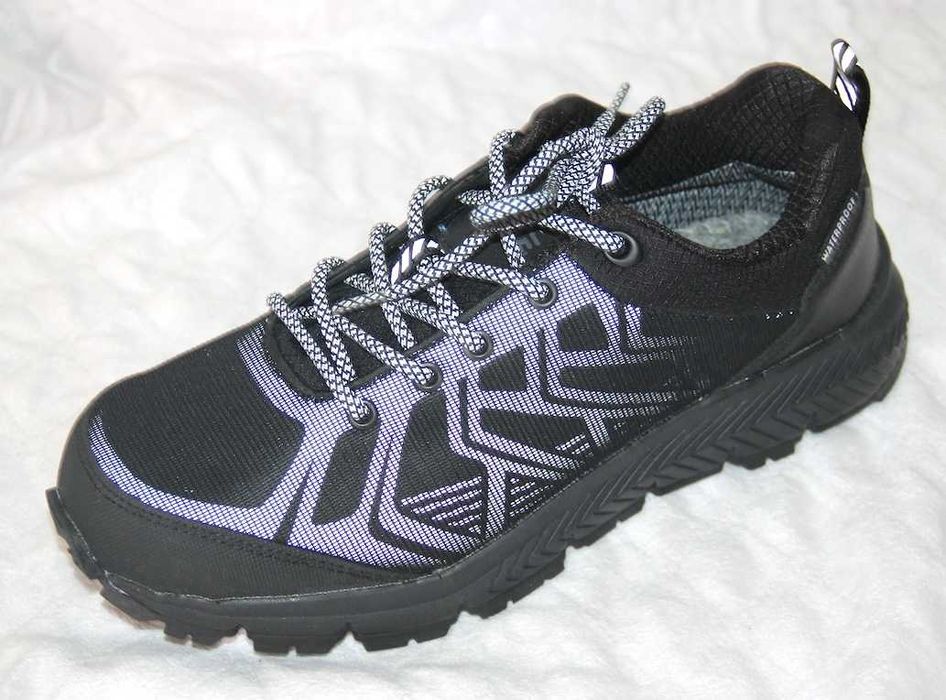 KOTE buty trekkingowe damskie sneakersy 39 40 czarne odblask regatta