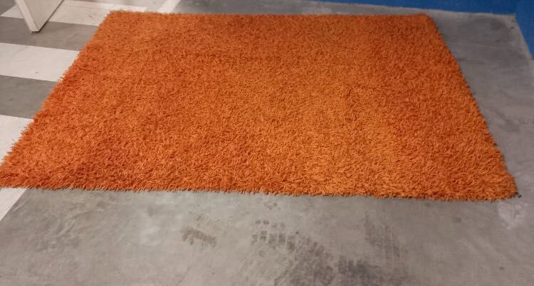 tapete / carpete laranja outro cor de rosa