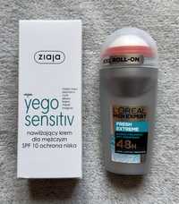 Dezodorant L’Oreal Men Expert + krem Ziaja Yego Sensitiv