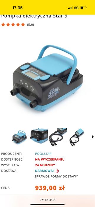 Deska Sup Gladiator Pro Touring 12.6 plus pompka elektryczna