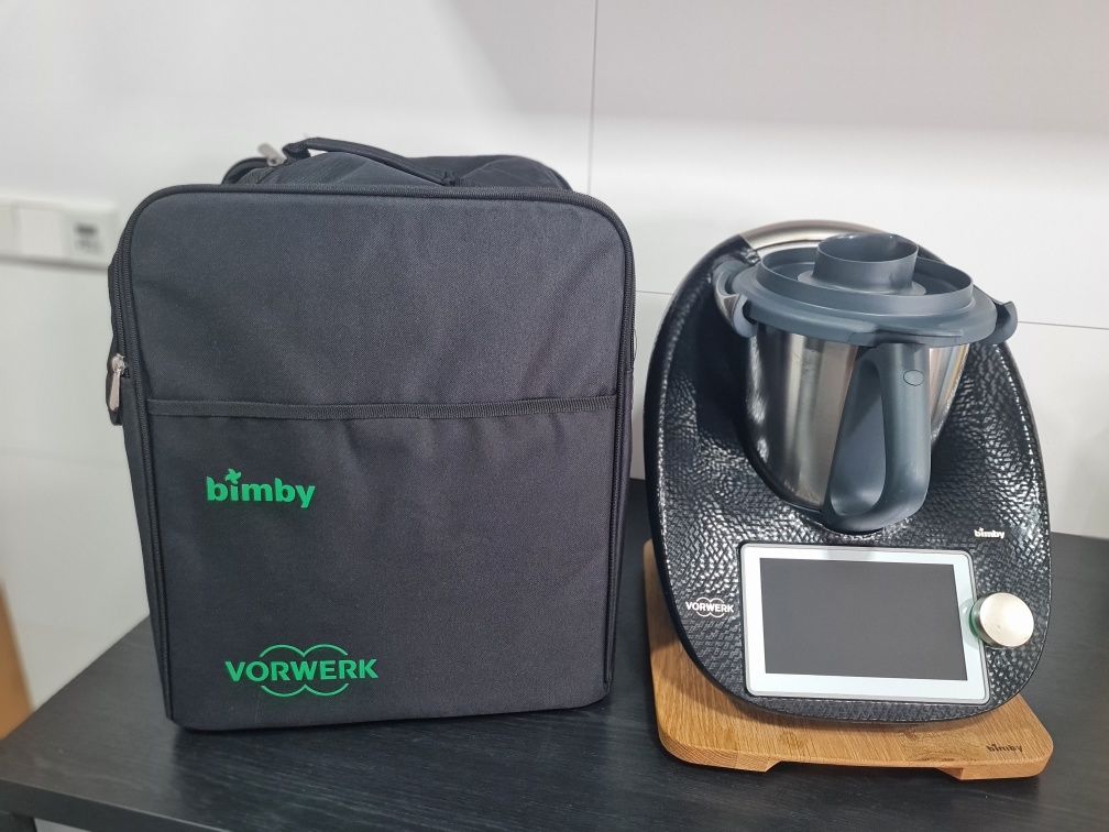 Bimby TM6 Sparkle Noir + Bimby slider + Saco de transporte