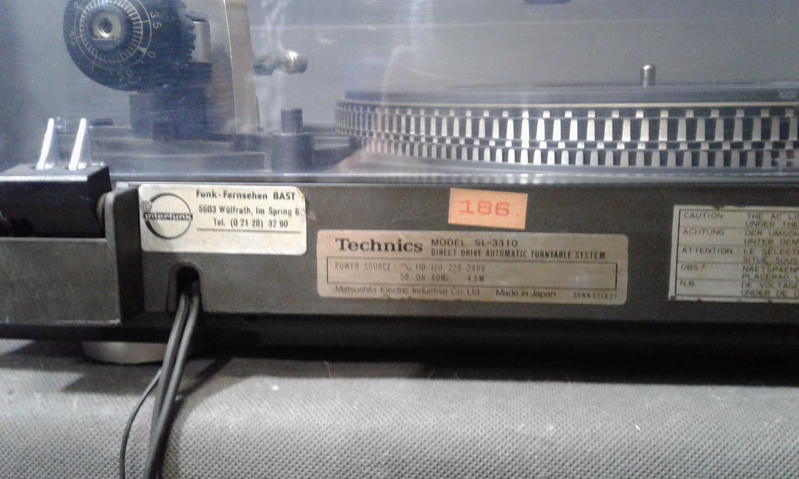 TECHNICS SL-3310,gramofon stereo