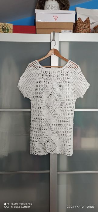 Túnica "WomanSecret" e Vestido renda feito á mão