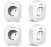 Inteligentne gniazdka Smart WiFi 16A, 3840W, 4 szt. Zdalne Sterowanie